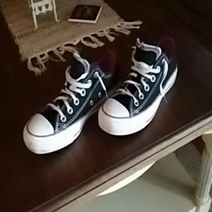 Really cute low top Chuck Taylors!  Worn twice!